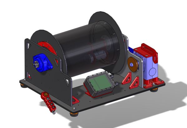 Side Scan Sonar Cable Reel